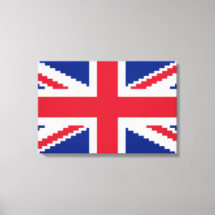 8 Bit Union Pixel Jack Leinwanddruck