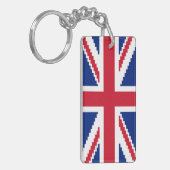 8 Bit Union Pixel Jack Schlüsselanhänger (Vorderseite links)
