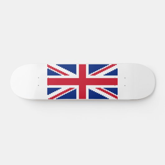 8 Bit Union Pixel Jack Skateboard (Horizontal)