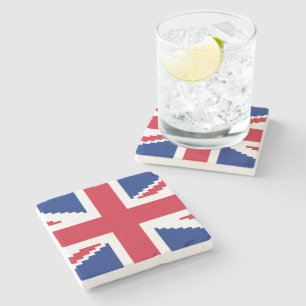 8 Bit Union Pixel Jack Steinuntersetzer