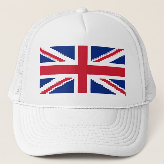 8 Bit Union Pixel Jack Truckerkappe (Vorderseite)