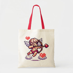 8 Bit Valentinstag Klassiker/Vintager Cupid Tragetasche
