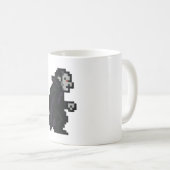 8-Bit-Vampir Kaffeetasse (VorderseiteRechts)