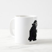 8-Bit-Vampir Kaffeetasse (Vorderseite Links)