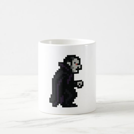 8-Bit-Vampir Kaffeetasse (Mittel)