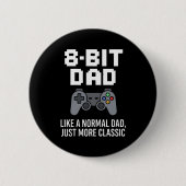 8-Bit-Vater-Classic-Gamer-Controller-Design Button (Vorderseite)