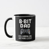8-Bit-Vater-Classic-Gamer-Controller-Design Tasse (Links)
