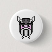 8 Bit Viking Button (Vorderseite)