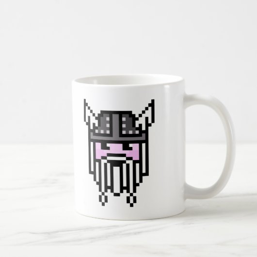 8 Bit Viking Kaffeetasse (Rechts)