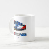 8-Bit We Move You FrontRunner-Tasse Kaffeetasse (Vorderseite Links)