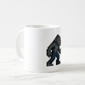 8-Bit-Werwolf Kaffeetasse (Vorderseite Links)