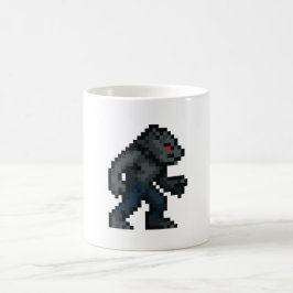 8-Bit-Werwolf Kaffeetasse