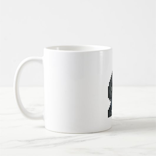 8-Bit-Werwolf Kaffeetasse (Links)