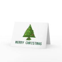 8-BitAussenseiter-Pixel-Weihnachtsfeiertags-Baum