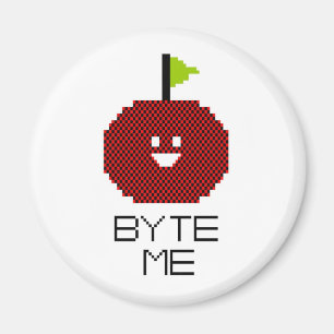 8-Bitbyte ich niedliche Apple-Pixel-Kunst Magnet