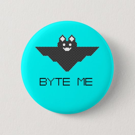8-Bitbyte ich niedliche Button (Vorderseite)