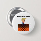 8-Bitdonald trump "Gestalt die Wand-" Knopf Button (Vorne & Hinten)