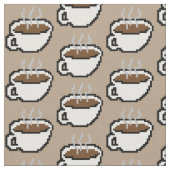 8-Bitkaffee-Gewebe Stoff (Nahaufnahme)