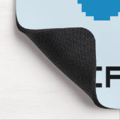 8-Bitlogo | Mousepad der Kräuselungs-XRP (Ecke)