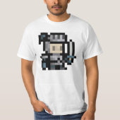 8-Bitritter16x16 Sprite-Pixel-Kunst-T - Shirt (Vorderseite)