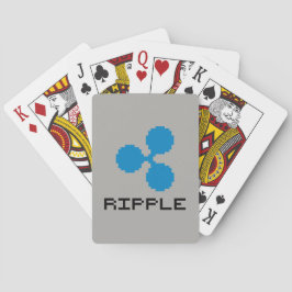 8-BitSpielkarten der Kräuselungs-XRP des logo-| Spielkarten