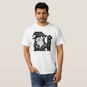 8-Bitzauberer16x16 Sprite-Pixel-Kunst-T - Shirt (Vorne ganz)