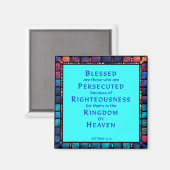 8. Breite von Jesu' Sermon auf dem Berg Magnet (Vorderseite/Rückseite)