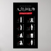 8 Brocades Ba Duan Jin QiGong Poster (Vorne)