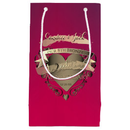 8. Bronze & Tourmaline Hochzeit Jubiläum Klein Kleine Geschenktüte