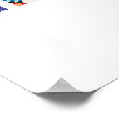 8 Buchstaben Name Board Game Alphabet Poster (Ecke)