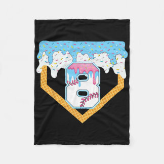 8. Bysebyll Eis tropft Bysebyll Tropf Birt Fleecedecke