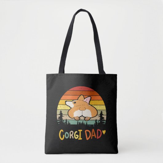 8 Corgi Vater Tasche (Vorderseite)