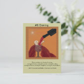 #8 Craving - von der abhängigen Entstehung Postkarte (Stehend Vorderseite)