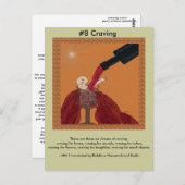 #8 Craving - von der abhängigen Entstehung Postkarte (Vorne/Hinten)