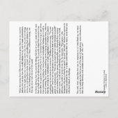 #8 Craving - von der abhängigen Entstehung Postkarte (Rückseite)