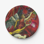 8 Dessert oder Salat Papier Teller Weihnachten (Vorderseite)