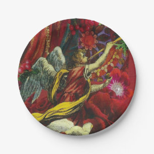 8 Dessert oder Salat Papier Teller Weihnachten