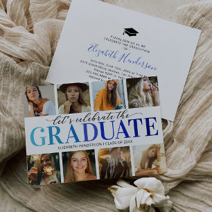 8 Einladung zur Fotocollage Modern Graduation Part