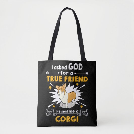 8 Er schickte mir einen Corgi Tasche (Vorderseite)