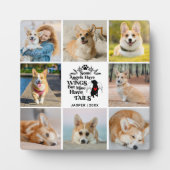 8 Erinnerung an den Verlust des Hundes in Fotocoll Fotoplatte (Vorderseite)