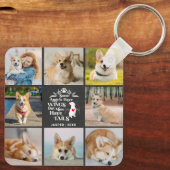 8 Erinnerung an den Verlust des Hundes in Fotocoll Schlüsselanhänger (Rückseite)