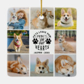 8 Erinnerung an die Fotocollage Keramikornament (Rückseite)