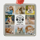 8 Erinnerung an die Fotocollage Ornament Aus Metall (Vorne)