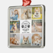 8 Erinnerung an die Fotocollage Ornament Aus Metall (Links)