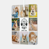 8 Erinnerung an die Fotocollage Ornament Aus Metall (Vorderseite links)