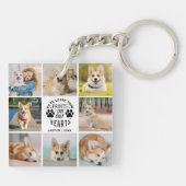 8 Erinnerung an die Fotocollage Schlüsselanhänger (Rückseite)