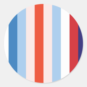 8 Farbkombination Runder Aufkleber