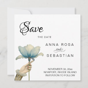 *~* 8 Foto AR6 Elegante Vintage "Save the Date" Einladung