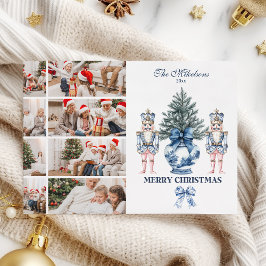 8 Foto Blue Chinoiserie Nutcracker Weihnachten