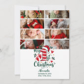 8 Foto Candy Cane Baby 1. Weihnachten (Vorderseite)